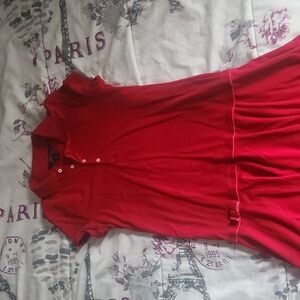 Polo red dress holiday or summer
